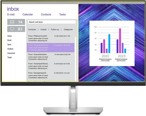 Vista 5 de Dell P2723DE 27" QHD WLED LCD Monitor - 16:9 - Negro, Plata