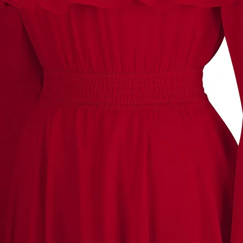 Vista 6 de Southern Belle - Vestido para mujer, vintage, hermoso, vestido de baile, manga acampanada, vestido casual, vestido largo de sirvienta, disfraces