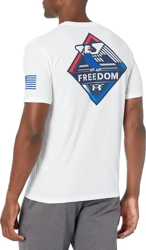 Vista 2 de Under Armour Camiseta de manga corta Freedom Eagle para hombre