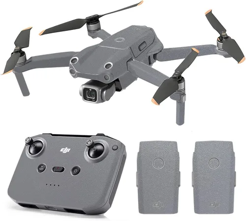 Vista 48 de SopiGuard Skin for DJI Mavic Air 2s Juego completo de calcomanías de vinilo de precisión + controlador + 3 fundas de batería (3M negro carbón)