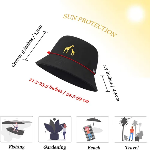 Vista 353 de ZLYC Gorra de pescador bordada de moda unisex para hombres y mujeres