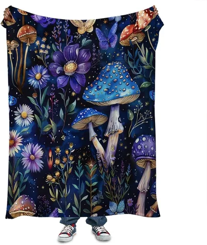 Vista 17 de Manta moderna abstracta de color negro y beige, manta bohemia de franela de doble cara, adecuada para adultos y niños en el sofá, automóvil, siesta