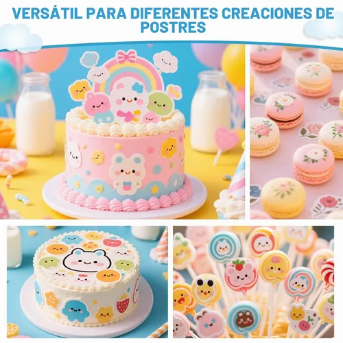 Vista 6 de PatiFrussa - 25 hojas de papel comestible A4 de 11.7 x 8.3 pulgadas