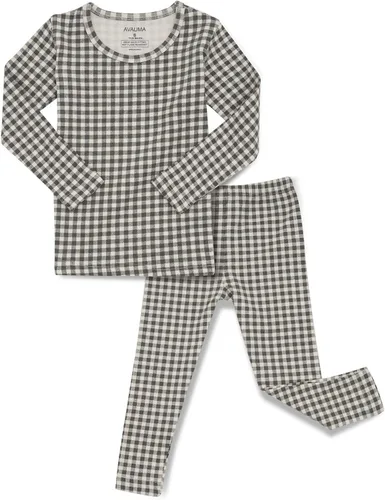 Vista 93 de AVAUMA Conjunto de pijama de algodón para bebés y niñas de 6 meses a 7 años