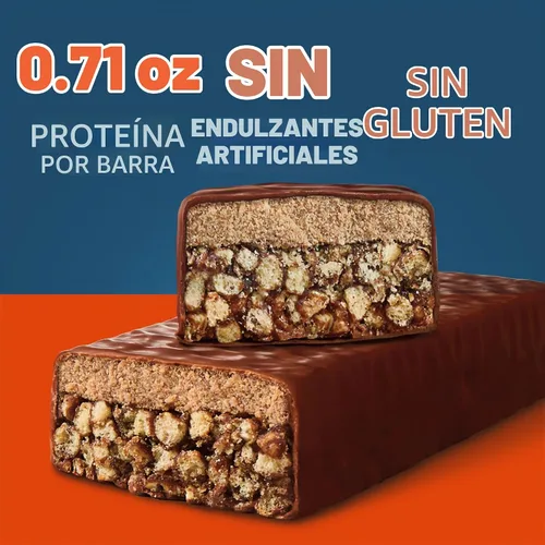 Vista 5 de 12 barras de proteínas Clif Bar, 2.4 onzas por barra, CL-60142, 12 unidades, Chocolate, 12, 12