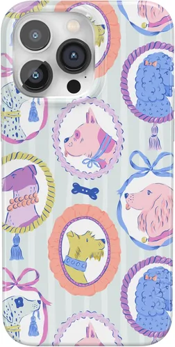 Vista 110 de Casely Funda para iPhone 14 Pro Max All Boo'd Up Fantasma púrpura Compatible con MagSafe Diseño clásico ultrafino