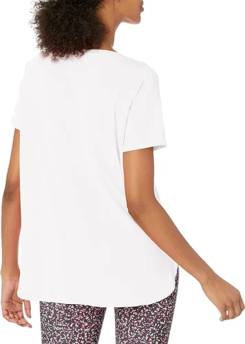 Vista 2 de Tienda Essentials Camiseta ligera con cuello redondo y ajuste relajado, para mujer