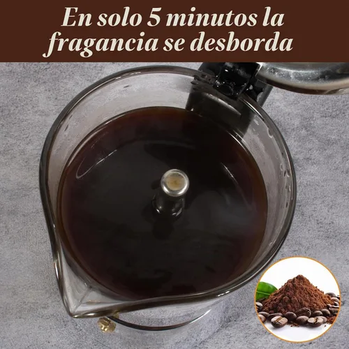 Vista 7 de LAOION Máquina de café expreso para estufa, 3 tazas de 5.4 fl oz, cafetera