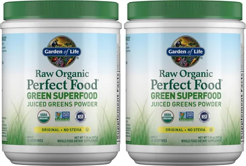 Vista 11 de Garden of Life - Polvo orgánico crudo perfecto para alimentos verdes, polvo de superalimentos , 0658010116244, 1