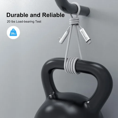 Vista 5 de 6amLifestyle 6AMGame - Cable de enlace de 16 pies para Quest 3/2/Pro, accesorios de juegos para PC, auriculares de vapor VR, cable de carga USB C a
