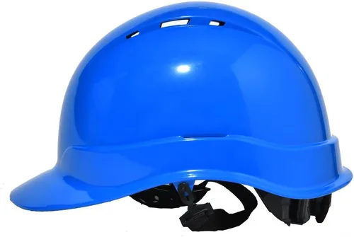 Vista 5 de Casco de seguridad personalizado para construcción Casco de trabajo de seguridad con suspensión de trinquete ajustable de ala completa con carcasa