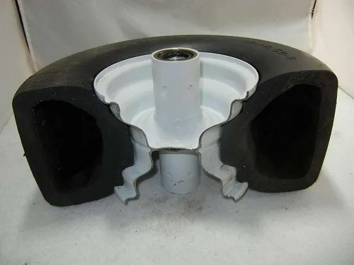 Vista 6 de Juego de 2 neumáticos sólidos sin planos 13x5.00-6 para John Deere TCA13769 13769 TCA12430 TCA26303 B1WL58 D38009