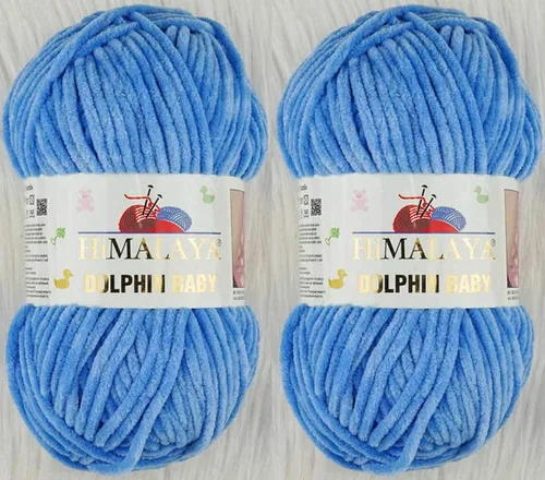Vista 32 de Himalaya Dolphin 80301 - Ovillo de lana para tejer, 2 madejas, 264 yardas, 2 x 3.53 oz (80301)