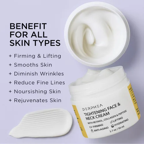 Vista 7 de Crema Reafirmante para el Cuello, Crema Reafirmante del Cuello para Tensar y Reafirmar, Líneas Finas, Flacidez y Descolgamiento en el Rostro, Escote