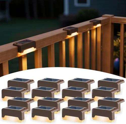 Vista 10 de SOLPEX Luces solares de cubierta, luces solares para exteriores Negro