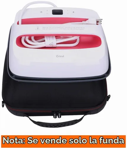 Vista 7 de LTGEM - Funda compatible con máquina de prensa de calor inteligente Cricut EasyPress 2/3 (12 x 10 pulgadas), negro y gris
