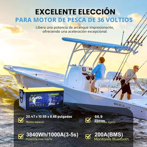 Vista 5 de LOSSIGY Batería de litio de 36V para carrito de golf con cargador y monitor de 25A, kit de conversión de 36 voltios para carrito de golf, perfecto