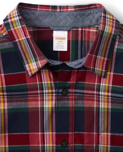Vista 3 de Gymboree Camisa de manga larga con botones de otoño para hombre