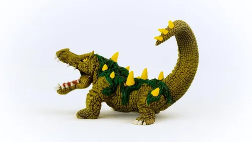 Vista 6 de Schleich Eldrador - Juguete de cocodrilo de la selva, figura de acción del monstruo del pantano, figuras de animales de fantasía para niños y niñas