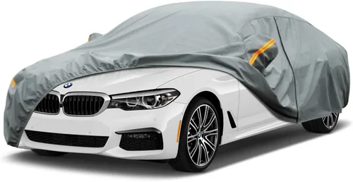 Vista 118 de Kayme Funda de Coche de Servicio Pesado Impermeable para Todo Tipo de Clima, Ajuste Personalizado para Tesla Model S, Cubierta Exterior Completa