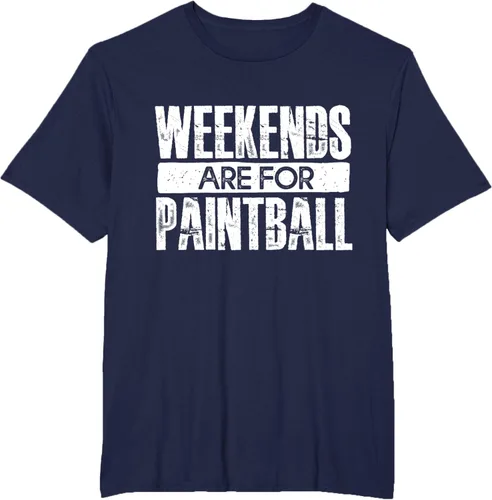 Vista 10 de Weekends Are For Paintball - Camiseta de paintballer, Negro