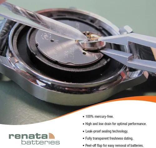Vista 9 de Renata Watch Battery 395 (paquete de 2)