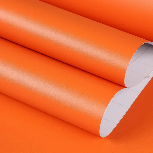 Vista 9 de Papel pintado FunStick Amarillo Limón de despegar y pegar Papel de contacto mate amarillo para gabinetes Autoadhesivo impermeable Rollos de papel