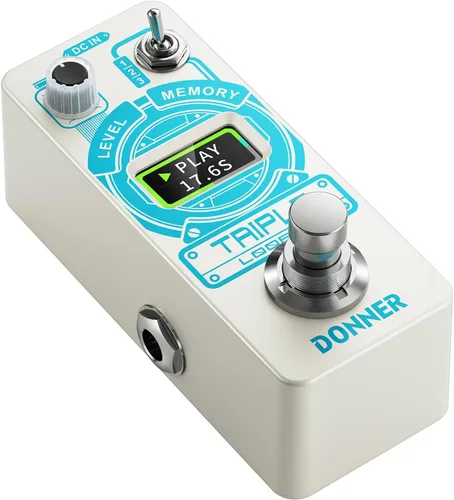 Vista 15 de Donner Pedal de efecto ABY Box, conmutador AB de selector de línea, mini, para guitarra, True Bypass