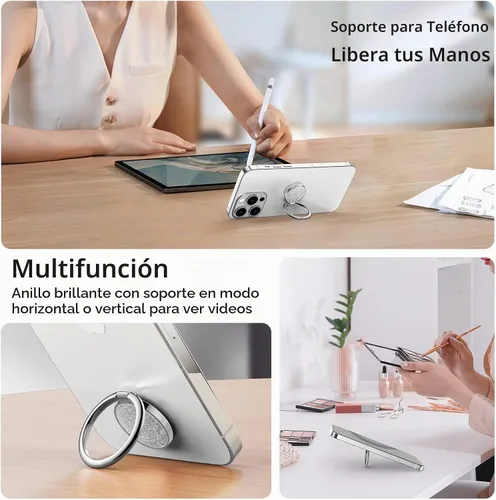 Vista 6 de Syncwire Soporte de anillo para teléfono celular, soporte de anillo de dedo
