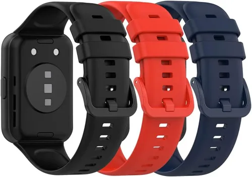 Vista 9 de Senter Correas de repuesto de goma suave de liberación rápida para Huawei Watch Fit 2 Smart Watch