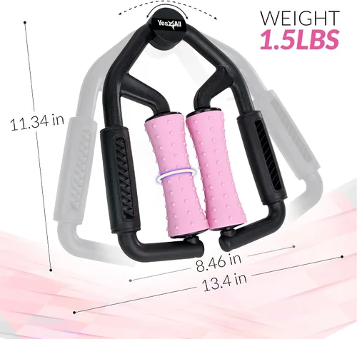 Vista 3 de Yes4All Juego de rodillos de espuma de alta densidad con estante para aliviar el dolor de espalda, yoga, ejercicio, terapia física, recuperación