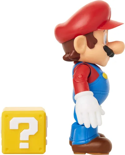 Vista 3 de Super Mario Nintendo 4" con bloque de preguntas