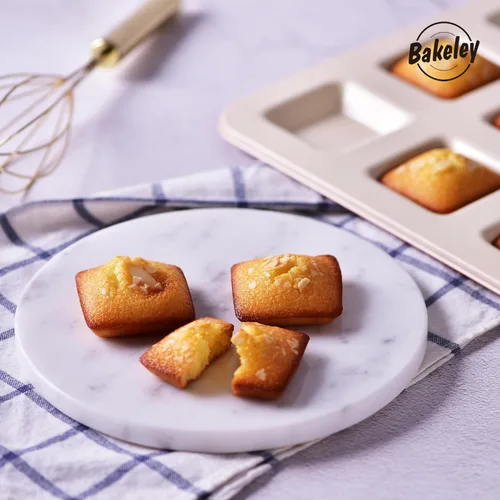 Vista 6 de Financier - Molde para tartas, sartén cuadrada antiadherente de 9 cavidades para magdalenas, galletas, utensilios para hornear al horno