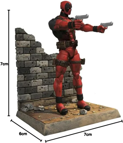 Vista 4 de Selección de juguetes diamante Marvel selección: Deadpool Figura de acción