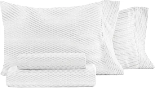 Vista 22 de Linen Market Juego de Sábanas de Microfibra Cepillada Twin de 3 Piezas – Certificado Oeko-TEX Ultra Suave y Sin Arrugas - Sábanas de Bolsillo Blanco