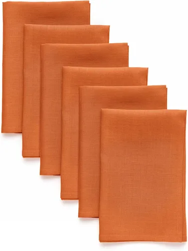 Vista 131 de Solino Home Juego de 4 manteles individuales blancos de 100 % lino puro de 14 x 14 pulgadas para invierno, San Valentín, primavera, Pascua, Fete