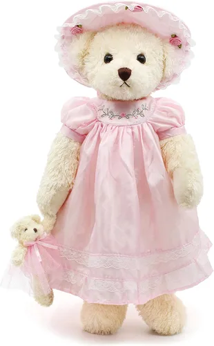 Vista 12 de Oitscute Osos de Peluche para Bebés Lindos de Peluche Suave de 16 Pulgadas (Flor Verde) para Niñas y Mujeres