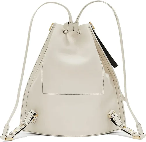Vista 2 de AllSaints Alpha Leather Salt Lake - Mochila color blanco, Blanco, Mochila de moda