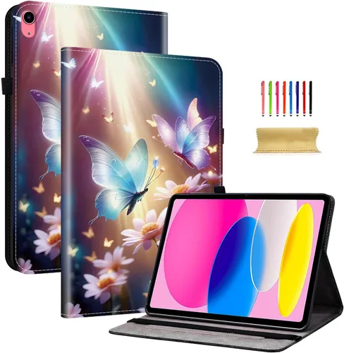 Vista 11 de Dteck Funda delgada para Apple iPad mini de 8.3 pulgadas (A17 Pro), Mini (6ª generación) de 8.3 pulgadas con función de encendido automático