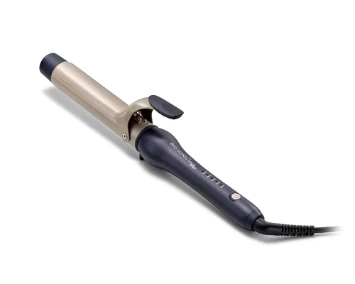 Vista 12 de Bio Ionic GoldPro 1" or 1.25” Curling Iron, Blue, Moisturizing Heat & 24K Gold MX, New & Improved 15% Longer Barrel Ceramic Curling Iron, Adjustable
