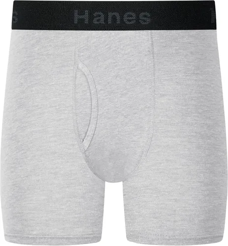 Vista 6 de Hanes Paquete de 8 o 12 calzoncillos tipo bóxer para niños, ropa interior elástica de algodón para niños y niños pequeños