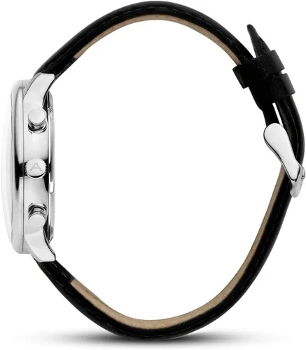 Vista 6 de Regalia - Silvered White C84 - Reloj cronógrafo correa de cuero para hombre, Cronógrafo, movimiento de cuarzo