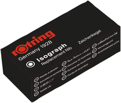 Vista 2 de rOtring Isograph - Bolígrafo de dibujo técnico, puntas de repuesto, 0.709 in