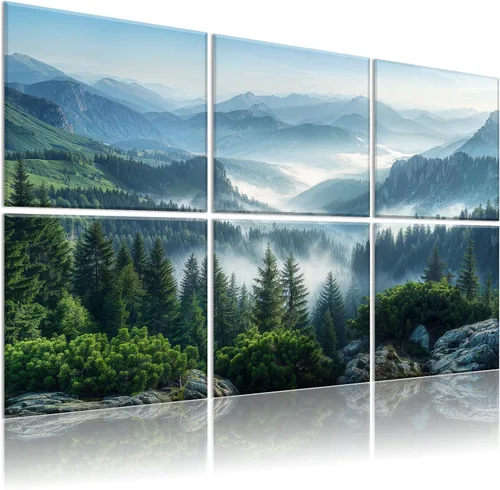 Vista 33 de Paneles acústicos decorativos, paquete de 8 paneles de arte de pared grandes absorbentes de sonido de 48 x 32 pulgadas, paneles de espuma