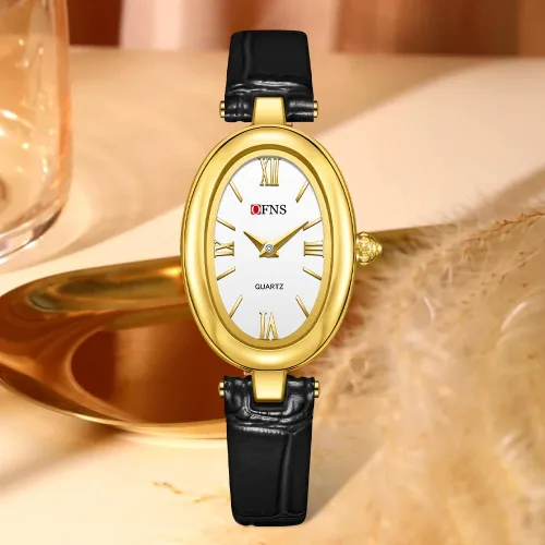 Vista 5 de GORBEN Women's Analog Watch, Stainless Steel Expansion Band, Oval Case, Roman Dial, Water Resistant
