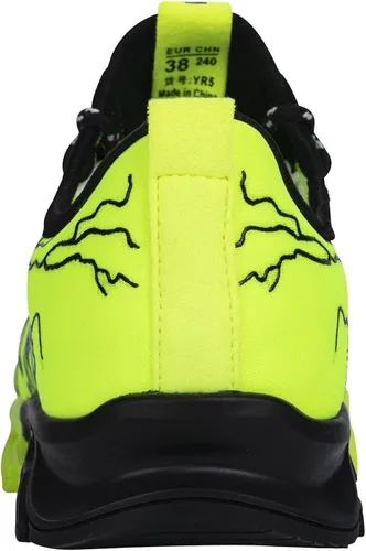 Vista 5 de YTRXM Zapatillas de correr para niños pequeñosgrandes, ligeras, sin cordones