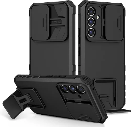 Vista 119 de Funda compatible con Samsung Galaxy M13 5G/A04 Dimensional Soporte Ventana Corredera Teléfono Móvil Funda Protectora a Prueba de Golpes para Samsung