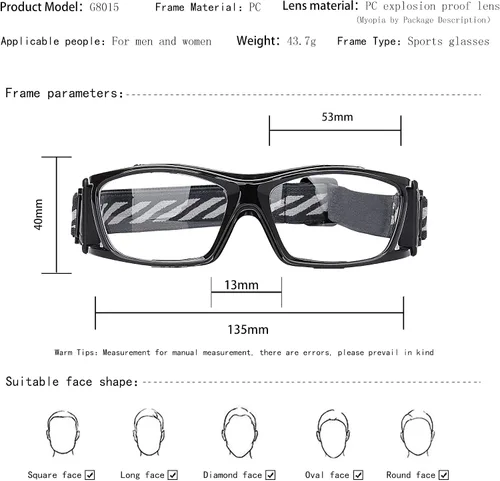 Vista 2 de SooGree Sports Goggles Racquetball Glassess Basketball Football Soccer Goggles for Men & Women Adjustable Strap