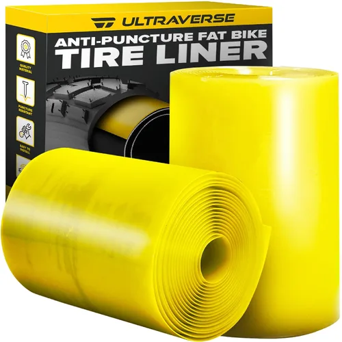 Vista 8 de Ultraverse Forros para Neumáticos Gruesos de Bicicleta Protección del Tubo Contra Pinchazos, Tamaño de Neumático de 20, 24 y 26 pulgadas x 3.0