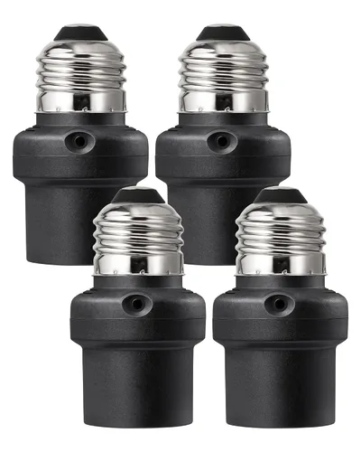 Vista 9 de DEWENWILS Enchufe con Sensor de Luz, Enchufe de Sensor de Anochecer a Amanecer, Enchufe de Bombilla para Luminarias, Compatible con Bombillas Negro